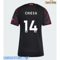 Camisa de time de futebol Liverpool Federico Chiesa #14 Replicas 3º Equipamento Feminina 2026-27 Manga Curta